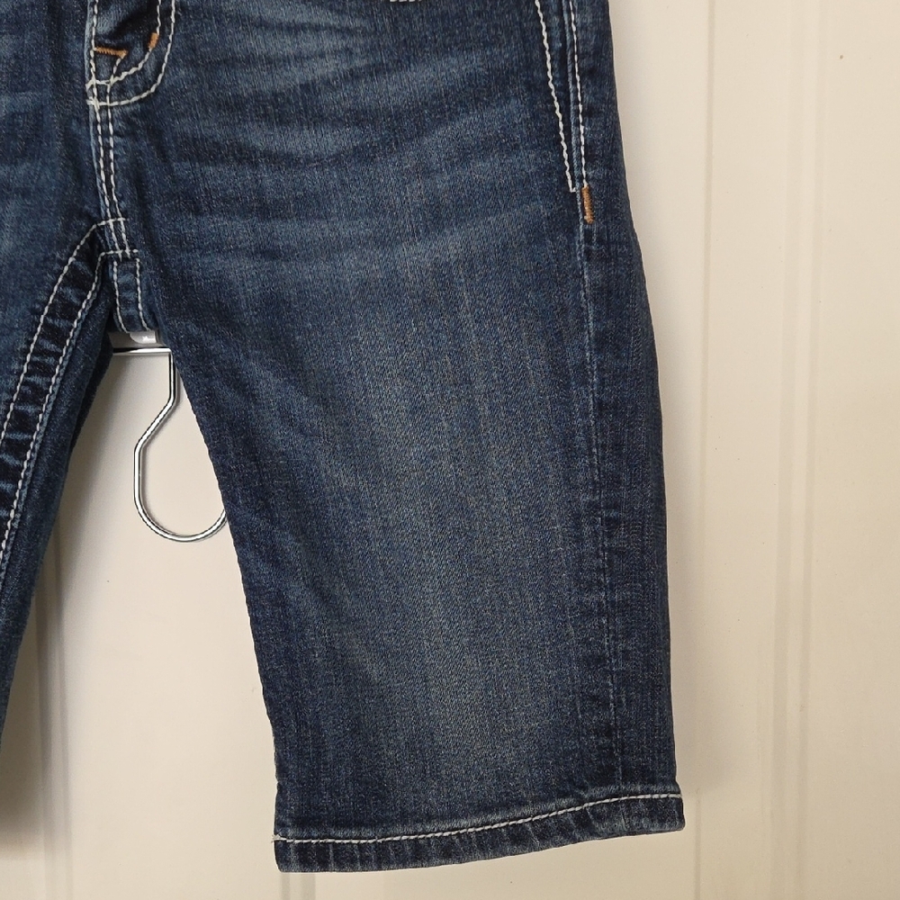 Miss Me Dark Blue Denim Shorts - Picture 5 of 12